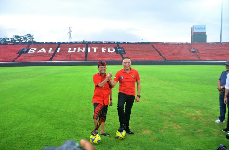 Tinjau Markas Bali United, Ketum PSSI Pastikan Persiapan Venue Piala Dunia U-20