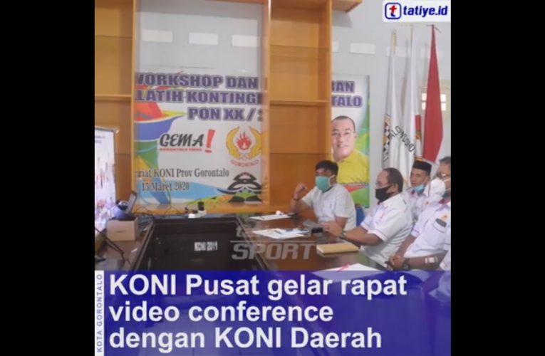 KONI Gorontalo Apresiasi Seminar Daring Olahraga, Kinerja Selama Pandemi Covid-19