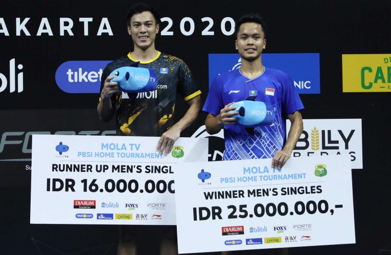 Anthony Sinisuka Ginting Menangkan PBSI Home Tournament Tunggal Putra