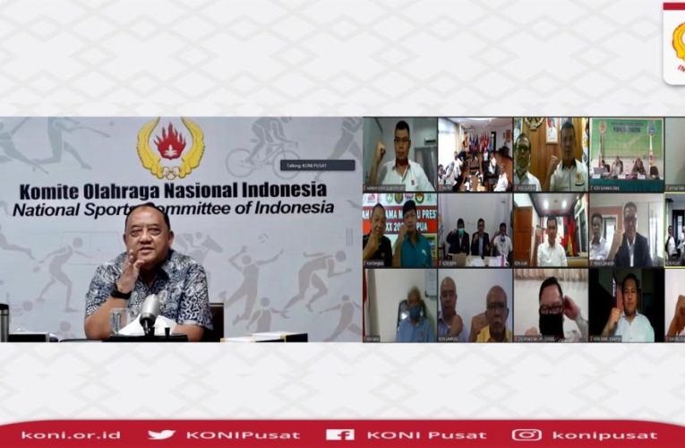 Menjelang Rakernas Virtual, Hari ini Ketua Umum KONI Pusat Gelar Pertemuan Virtual dengan Ketua KONI Wilayah Sumatera