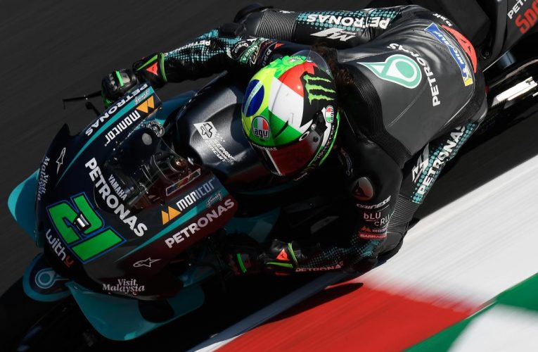 Maverick Vinales Kembali Pimpin Balapan di MotoGP Emilia Romagna