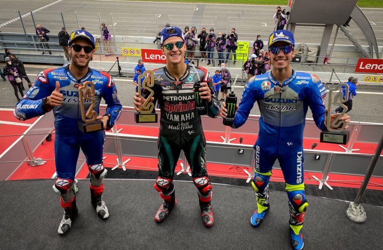 Quartararo Kembali Naik Podium di MotoGP Catalunya, Dovizioso Kurang Beruntung