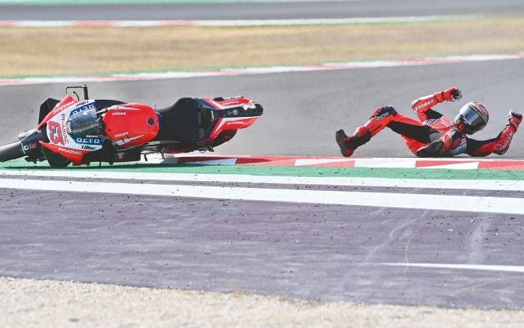 Terjatuh di MotoGP Emilia-Romagna, Francesco Bagnaia Rasakan Hal Aneh