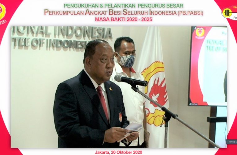 Pelantikan Pengurus Besar  Perkumpulan Angkat Besi Seluruh Indonesia (PB.PABSI)