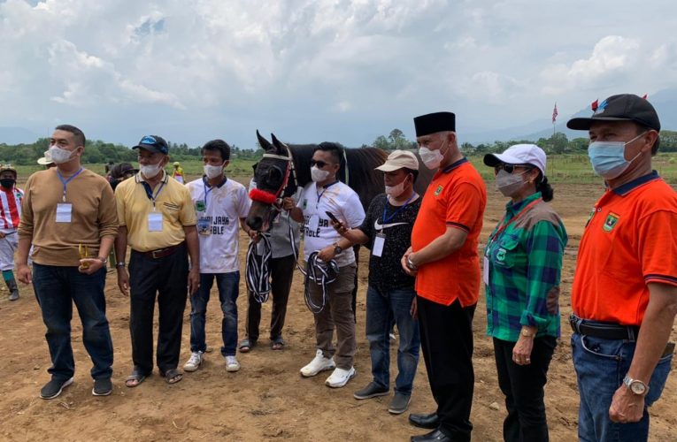 Pacuan Kuda Peringatan HUT TNI AU Tuntas Digelar dengan Prokes Ketat