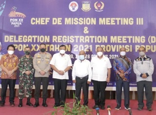 CdM Meeting Terakhir dan DRM PON XX/2021 Papua Digelar