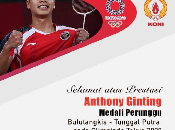 Anthony Ginting Raih Juara Tiga Tunggal Putra Bulu Tangkis Olimpiade Tokyo 2020