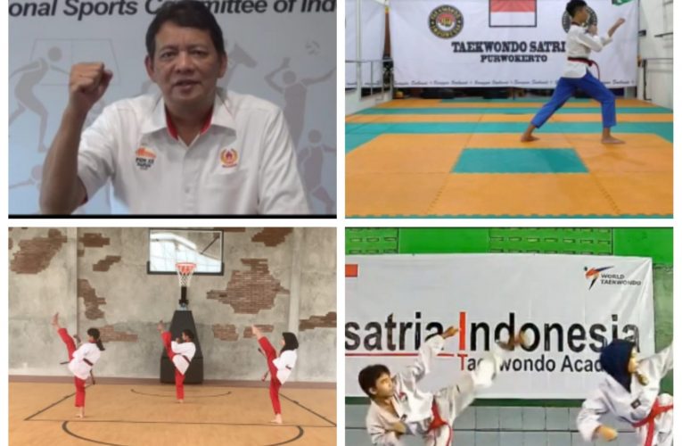 Kejuaraan Online Taekwondo  “KONI CUP – Indonesia Taekwondo Poomsae Series” Sukses Digelar