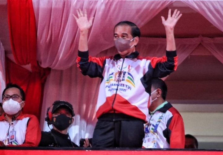 Pekan Paralimpik Nasional (Peparnas) XVI Resmi Ditutup Presiden Jokowi