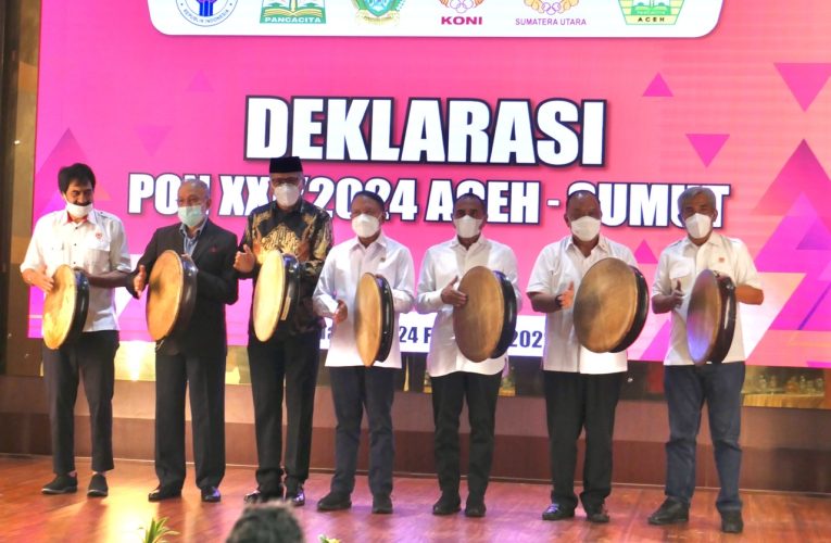 Ketum KONI Pusat Bacakan Deklarasi PON XXI/2024 Aceh – Sumatera Utara