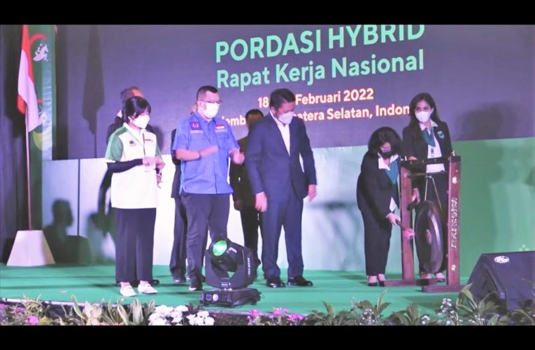 Rakernas Pordasi Hybrid Tahun 2022 Resmi Dibuka di Palembang