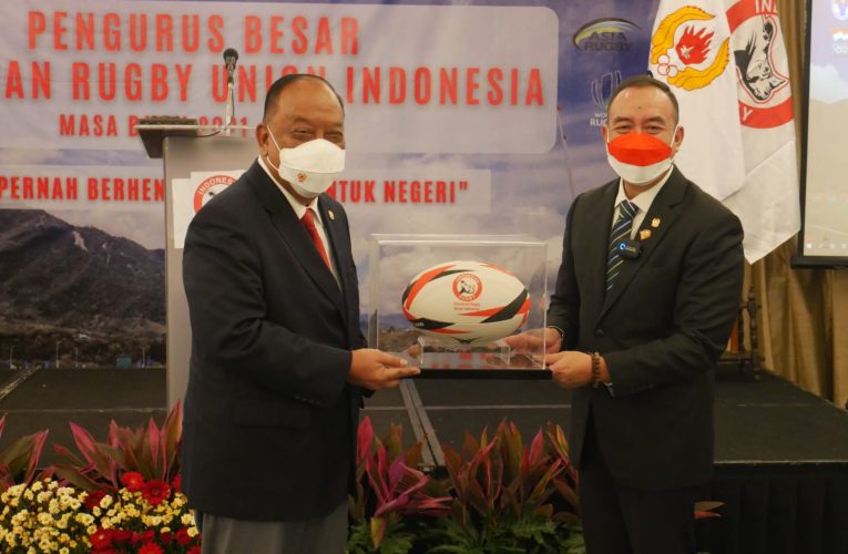 Sosialisasi Rugby ke Seluruh Indonesia jadi Tugas PB.PRUI masa bakti 2021-2025