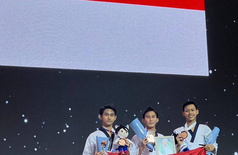 Timnas Taekwondo Indonesia Berhasil Raih Peringkat Ketiga di Kejuaraan Dunia