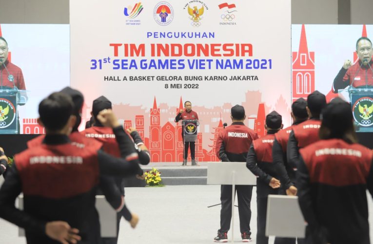 Tim Indonesia untuk SEA Games XXXI Vietnam 2021 Resmi Dikukuhkan