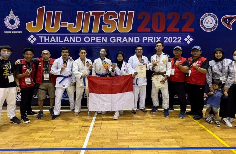 Atlet Ju-Jitsu Indonesia Borong Prestasi pada Thailand Open Grand Prix 2022