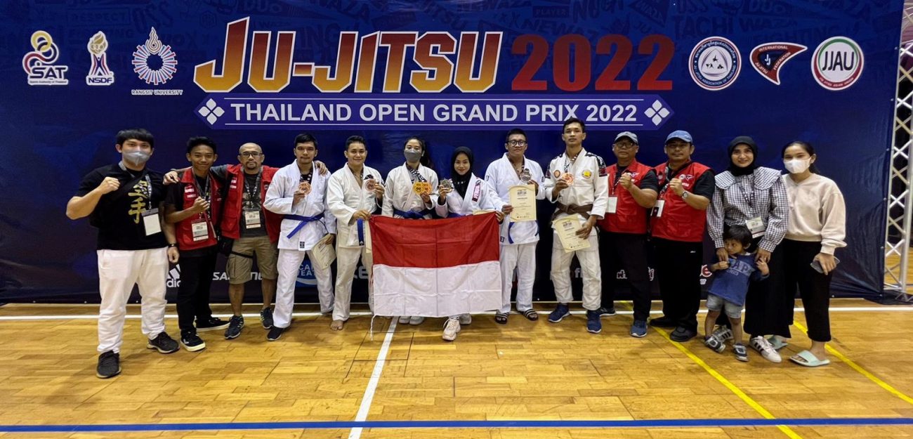 Atlet Ju-Jitsu Indonesia Borong Prestasi pada Thailand Open Grand Prix 2022 