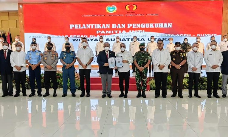 Ketum KONI Pusat Melantik Edy Rahmayadi sebagai Ketua PB.PON XXI/2024 Aceh-Sumut wilayah Sumut