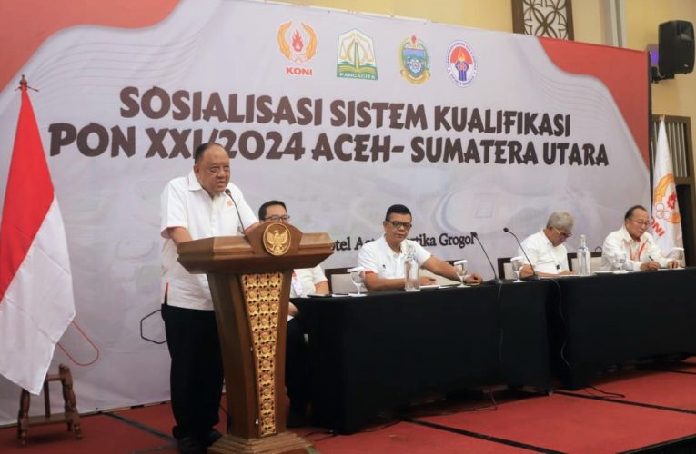 Ketum KONI Pusat Tegaskan Ambisi Tingkatkan Kualitas PON XXI/2024 Aceh-Sumut