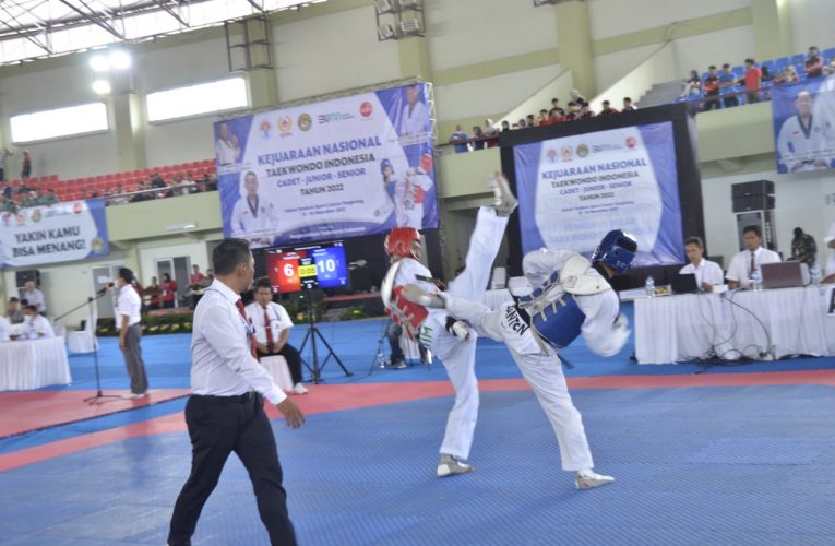 Jabar Dominasi Raihan Medali Hari Pertama kejurnas Taekwondo