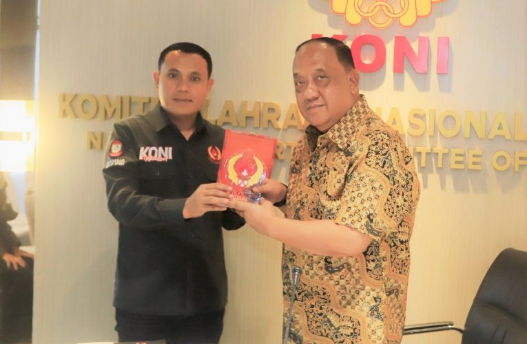 Terima Kunjungan KONI Kota Makassar, Ketum KONI Pusat Ingatkan Tugas Sejahterakan Atlet