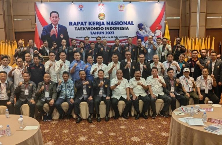 Buka Rakernas Taekwondo Indonesia 2023, Ketum KONI Pusat Pesan Bentuk Pengprov TI pada Empat Provinsi Baru