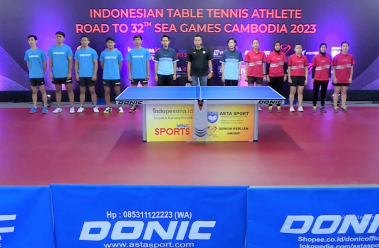 Road to 32th SEA Games Cambodian 2023 Pertandingkan Atlet Tenis Meja Terbaik Indonesia