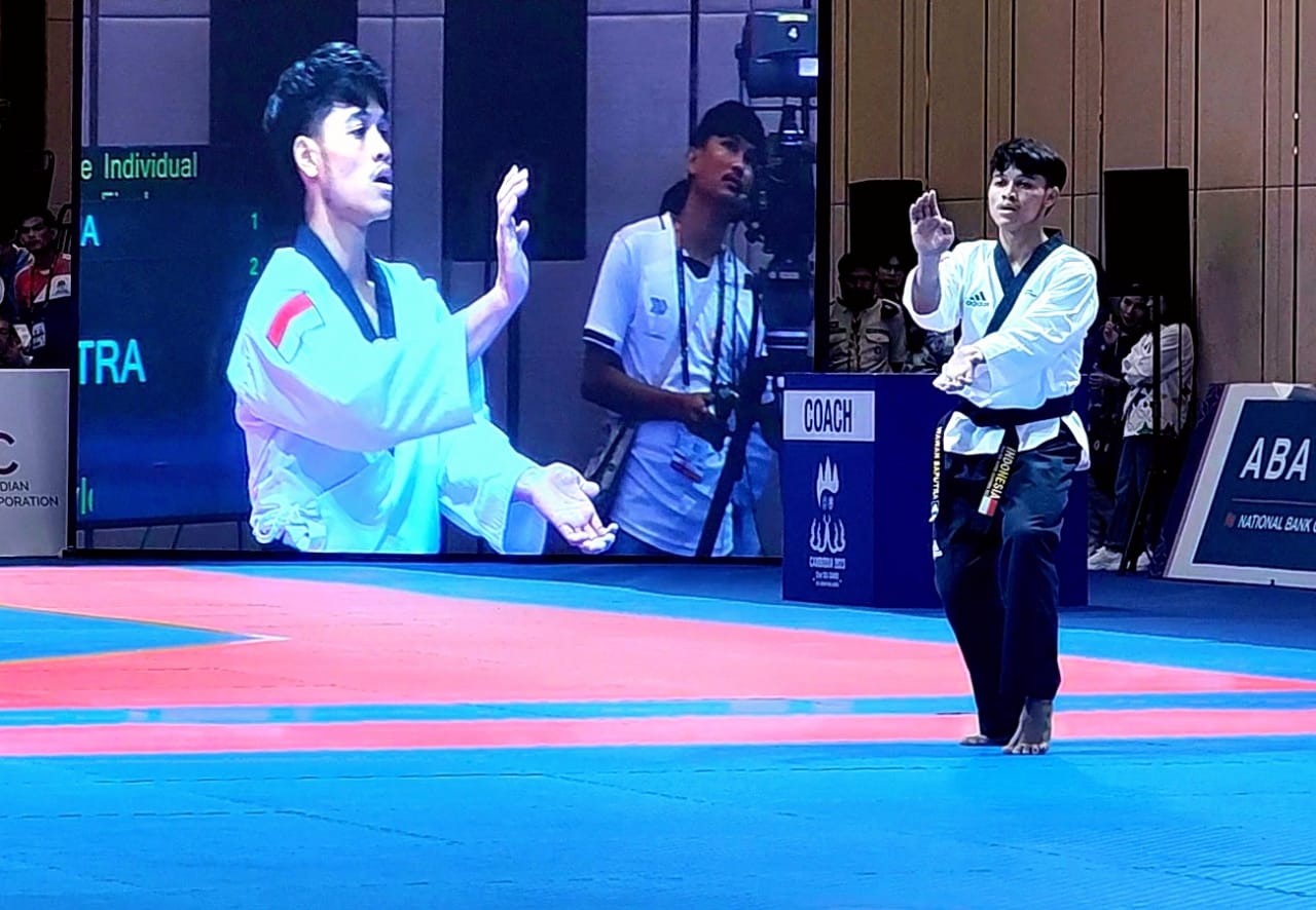 Atlet Taekwondo Indonesia Raih Perak Men’s Individual Free Style Pada