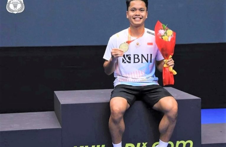 Setelah Belasan Tahun, Indonesia melalui Anthony Sinisuka Ginting Raih Juara Badminton Asia Championships 2023