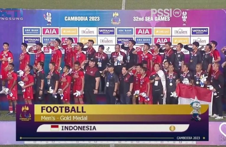 Timnas Sepak Bola Juara Setelah 32 Tahun, Indonesia Kokoh di Peringkat Ketiga SEA Games 2023 Kamboja