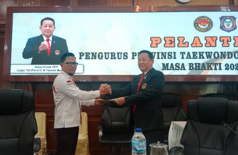 Ketum PBTI Resmi Melantik Pengurus  Provinsi Taekwondo Gorontalo