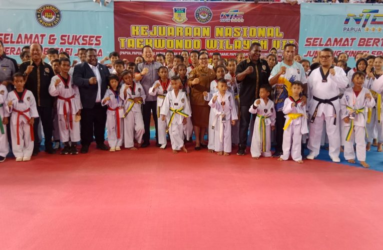 Kejurnas Taekwondo Wilayah VII dan Papua Open 2023  Berlangsung di Jayapura