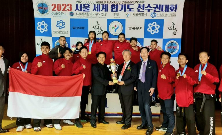 Tim Hapkido Indonesia Sukses Rebut Medali dalam 2023 Seoul World Hapkido Championship