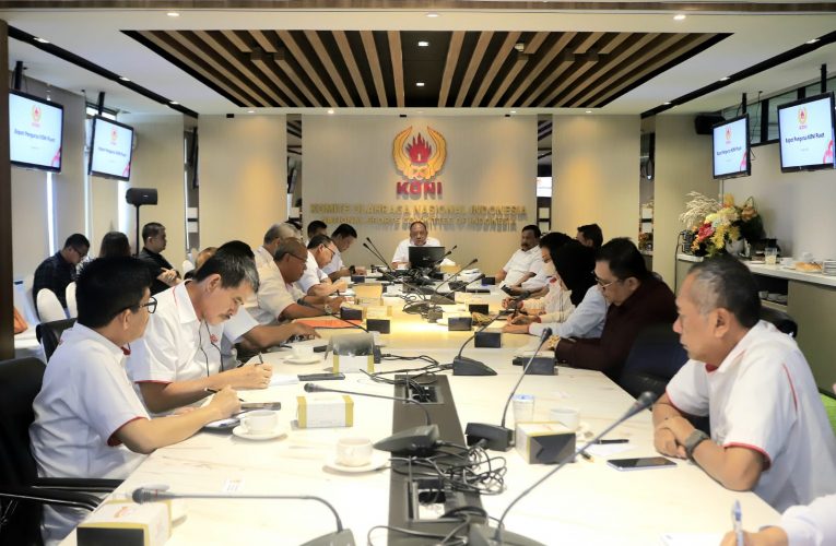 Letjen TNI Purn Marciano Norman Pimpin Rapat Pleno Perdana KONI Pusat Masa Bakti 2023-2027