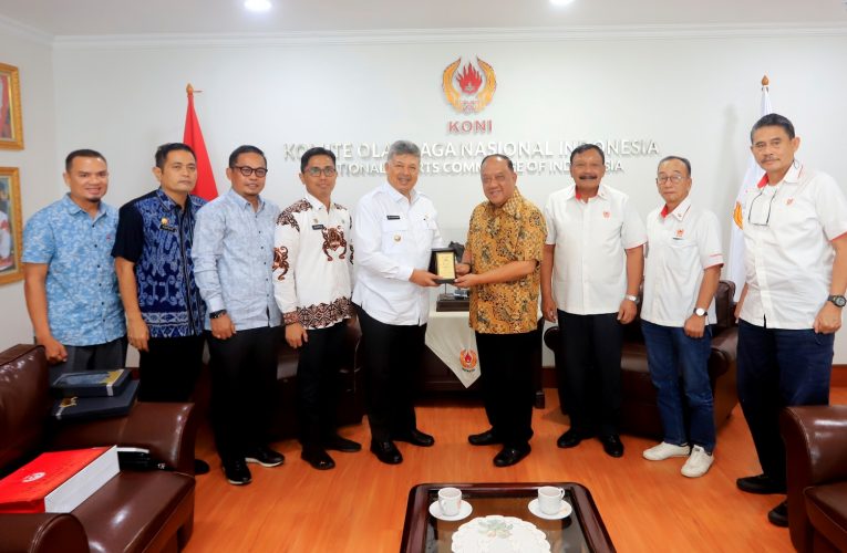 Ketua Umum KONI Pusat Terima Walikota Madya Solok Sumatera Barat  