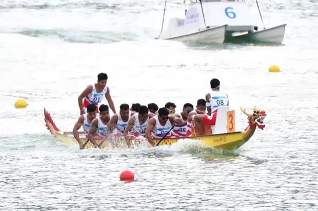 Tim Dragon Boat Putra Indonesia Juara Asian Games Hangzhou 