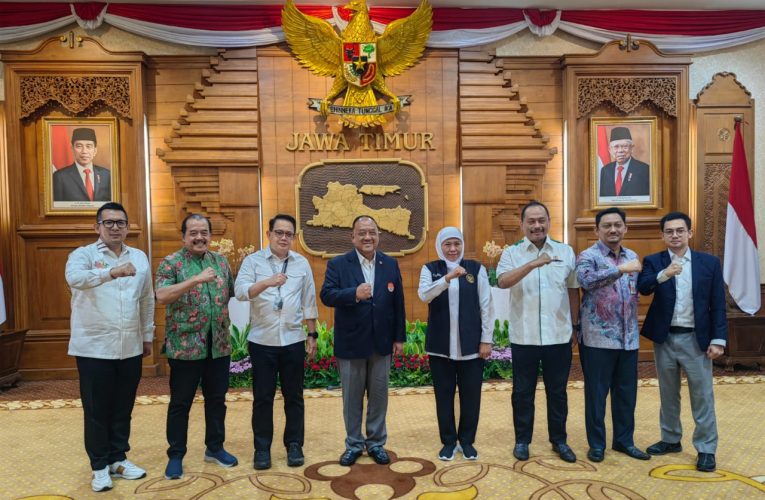 Kunjungan Ketum KONI Pusat ke Gubernur Jawa Timur