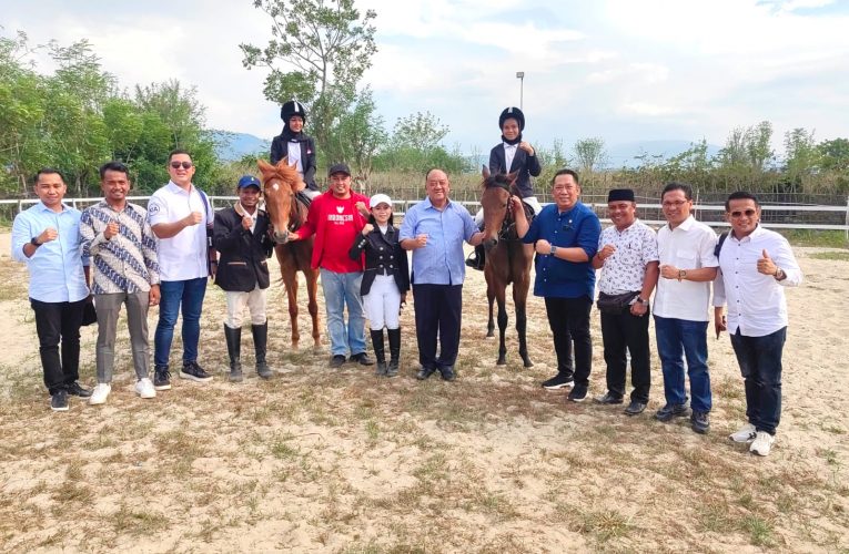 Tiba di Palu, Ketum KONI Pusat Tinjau Stable Equestrian Pertama di Sulteng