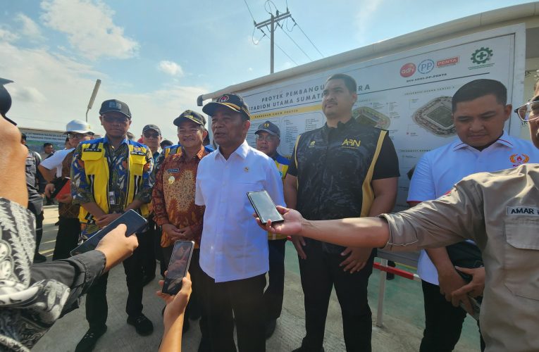 Menko PMK dan Menpora RI Tinjau Venue PON di Sumatera Utara