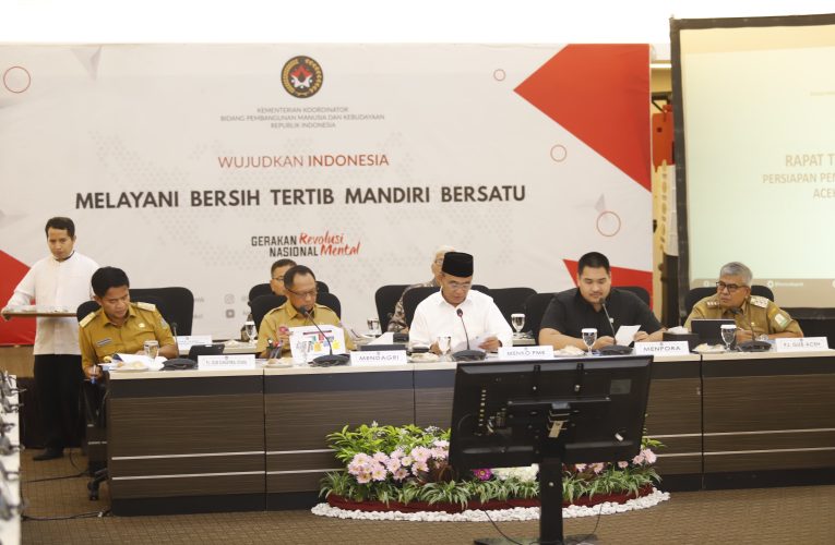 Menko PMK Pimpin Rapat Tingkat Menteri tentang PON XXI Aceh-Sumut 2024