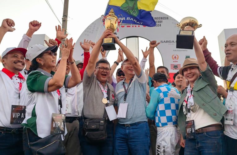 Ketum PP.Pordasi Triwatty Merciano Sebut Le Minerale Kejuaraan Nasional Pacu Kuda Seri I 2024 Spaktakuler