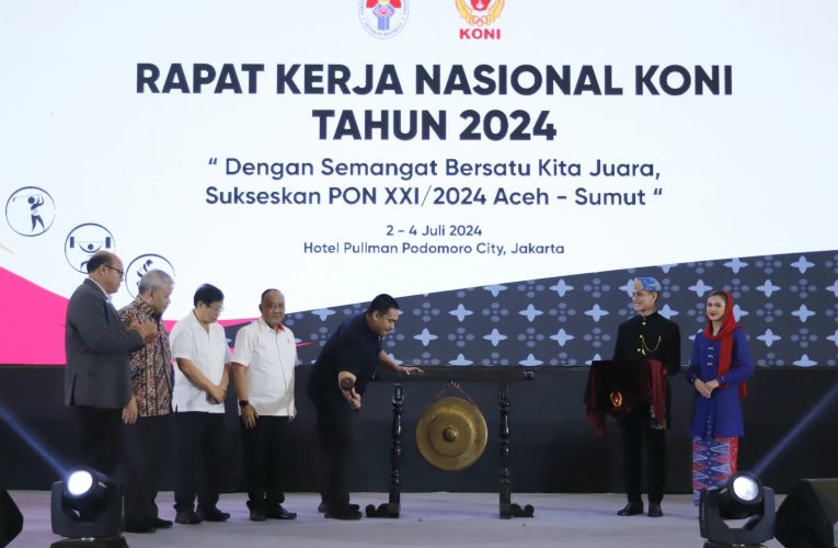 Menpora RI Buka Resmi Rakernas KONI 2024, Matangkan Kesiapan PON XXI Aceh-Sumut 2024