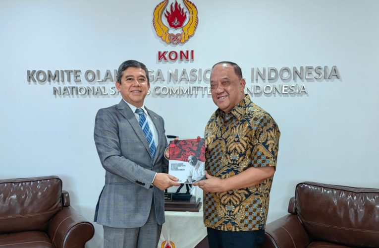 Ketum KONI Pusat Terima Kunjungan Prof.Dr.Yuddy Chrisnandi