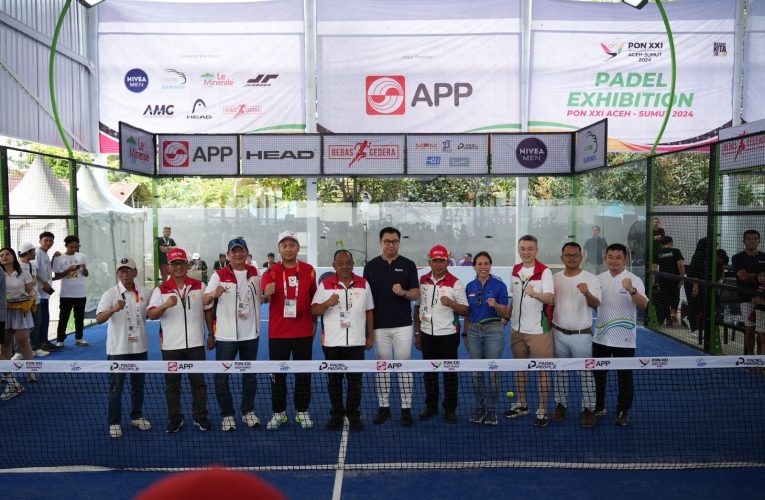 Ekshibisi Cabang Olahraga Padel pada PON XXI di Medan Resmi Digelar