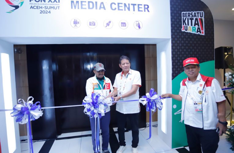 Media Center PON XXI Resmi Dibuka