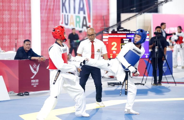 Pertandingan Taekwondo PON XXI Resmi Dimulai di Deli Serdang