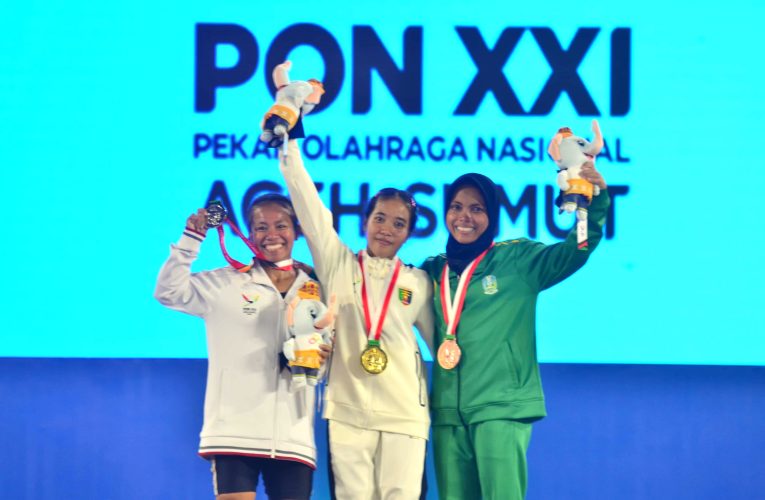 Tampil Debut di PON XXI Aceh-Sumut 2024, Atlet Lampung Adelia Prasasti Pecahkan Rekor