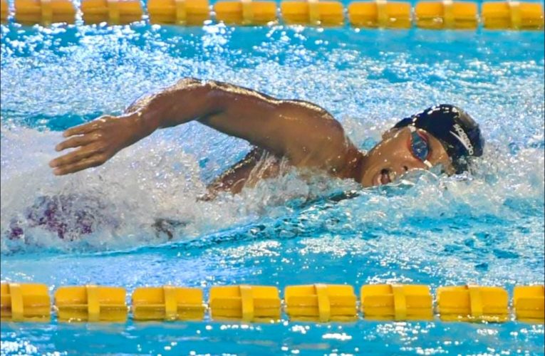 Perenang Aflah Fadlan Pecahkan Rekor PON Renang nomor 1500 meter Gaya Bebas Putra pada PON XXI Aceh-Sumut 2024