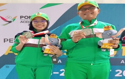 Tim Menembak Beregu Campuran Sumut Pertajam Rekor pada PON XXI Aceh-Sumut Tahun 2024