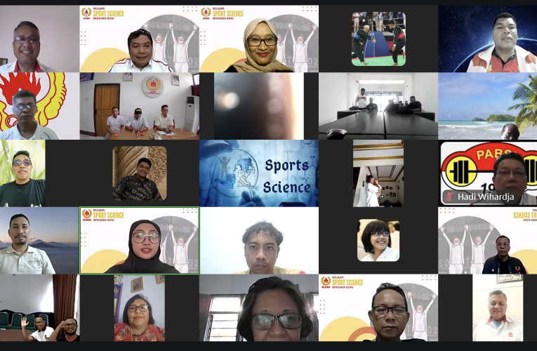 Sport Science KONI Pusat Selenggarakan Webinar Berkala, Pertama Berjudul Belajar Sport Science