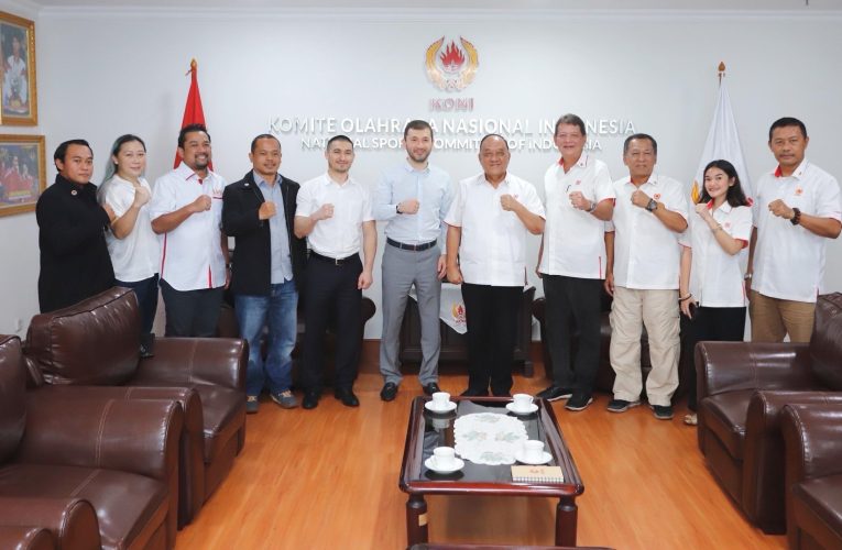 Terima Kunjungan Kehormatan Presiden Asian Mixed Martial Arts Federation (AMMAF) Davon Juraev, Ketum KONI Pusat Apresiasi Upaya Peningkatan Kualitas MMA